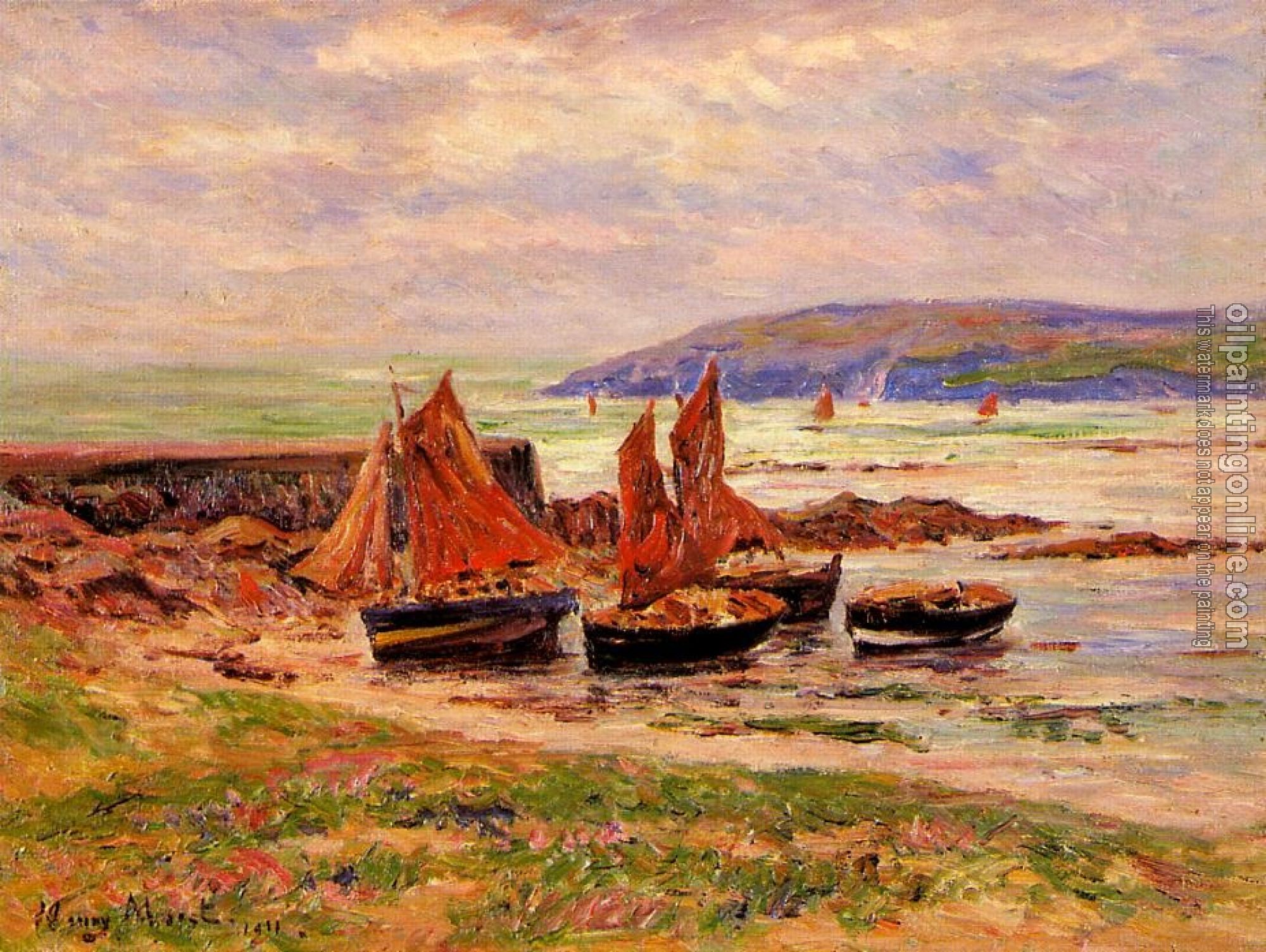 Moret, Henri - The Port at Loch